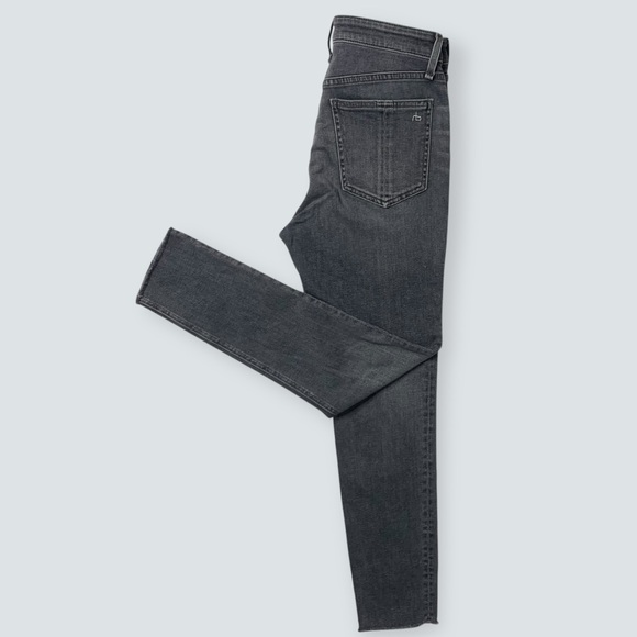 rag & bone New York NINA HIGH-RISE ANKLE SKINNY in Universe Gray Size 27 in EUC - Picture 3 of 9